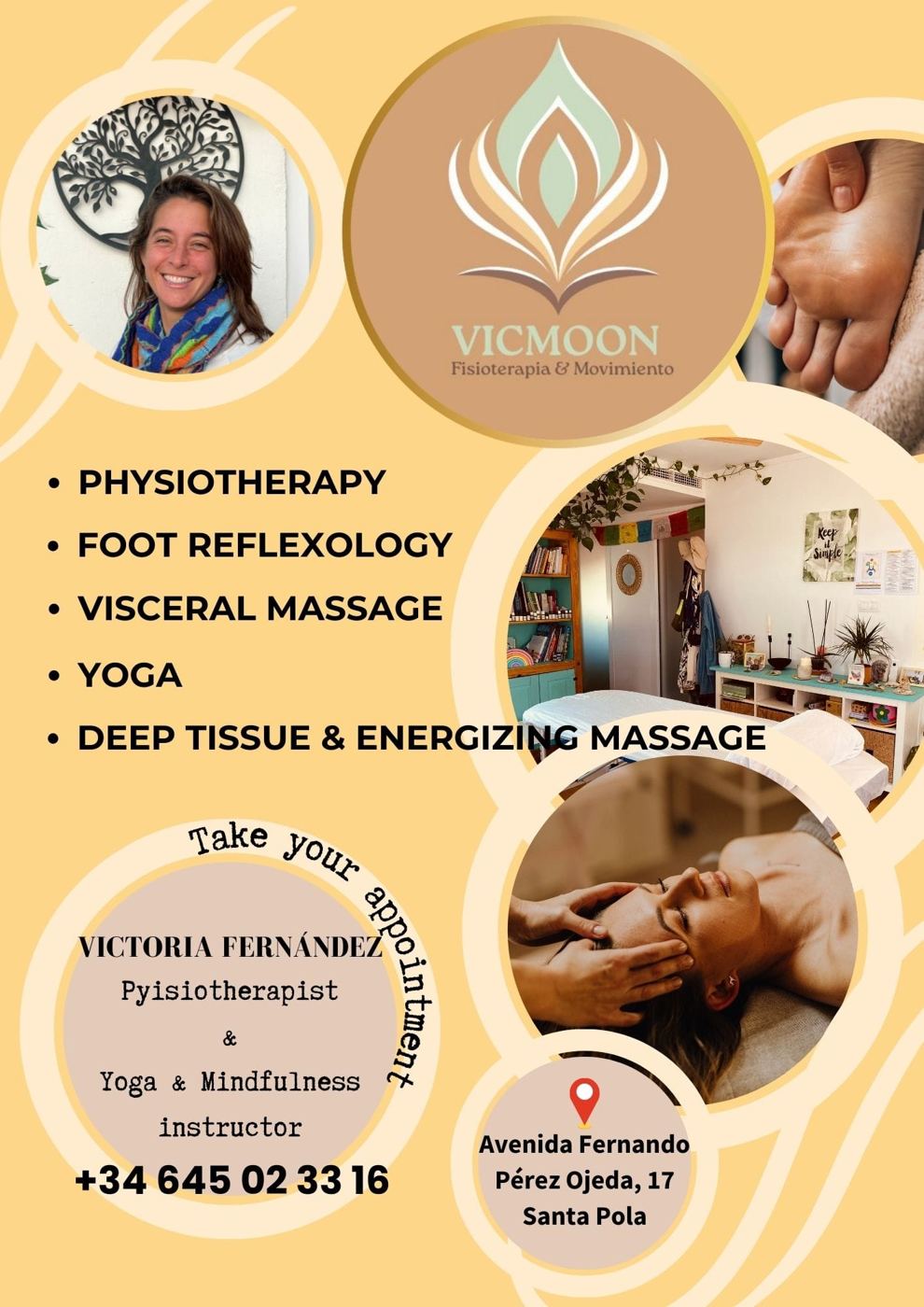 Vicmoon Fisioterapia flyer